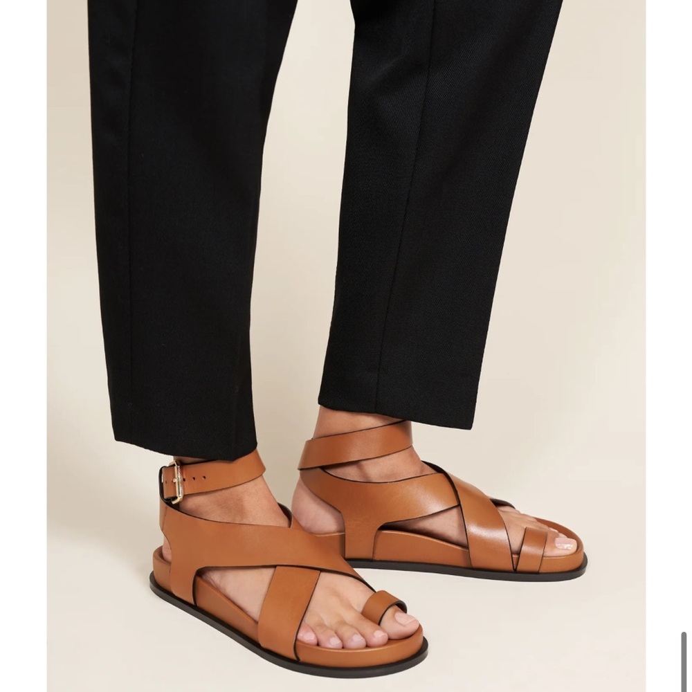 GOOP - A.EMERY Jalen Sandal - Deep tan - EUR 37